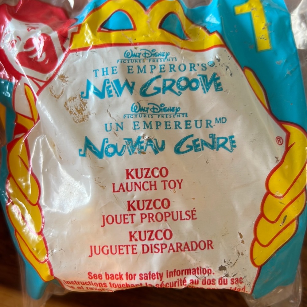 Vintage Disney Emperor’s New Groove McDonald’s Happy Meal Toy 2000